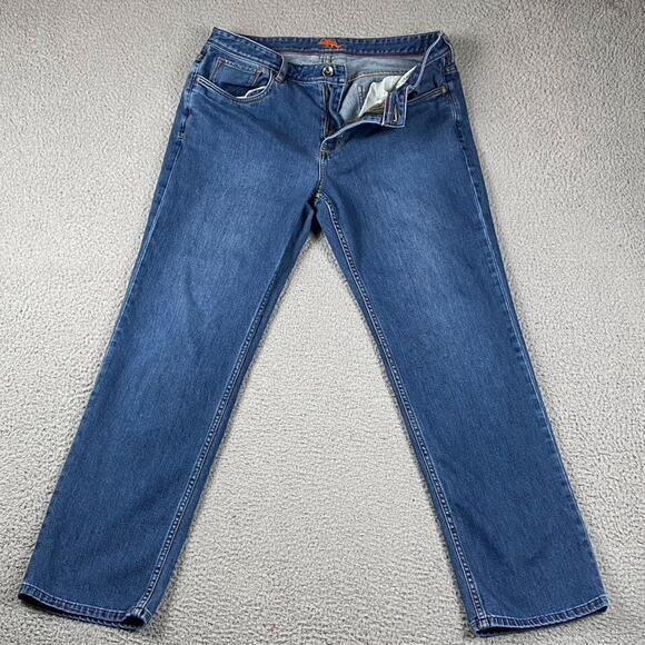 Tommy Bahama Jeans Men's 36x32 Measured (36x30) Blue Medium Wash Denim - Picture 2 of 11